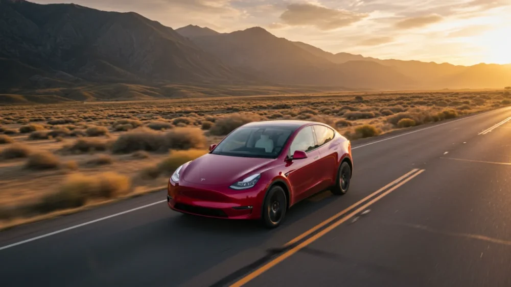 Novas Baterias da Tesla : O Que Tá Mudando nos Carros Elétricos 3 Novas Baterias da Tesla 4680 em close-up com fundo de fábrica moderna